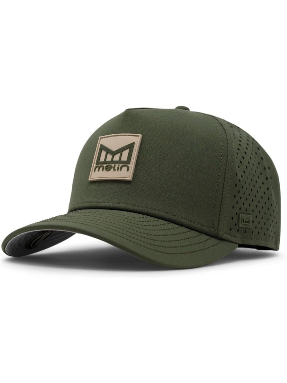 Men's Performance Snapback Hat - Stacked Hydro Design, Stylish & Functional